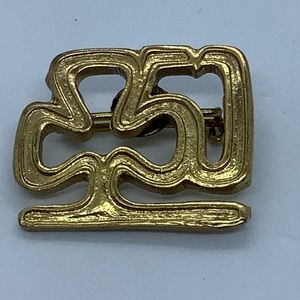 Gold Tone Clover / 50 Pin